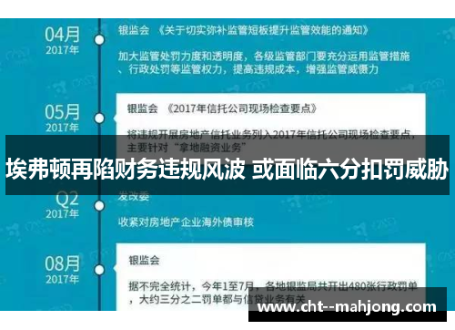 埃弗顿再陷财务违规风波 或面临六分扣罚威胁